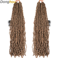 Long Messy Boho Goddess Faux Locs Crochet Hair