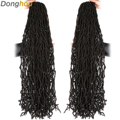 Long Messy Boho Goddess Faux Locs Crochet Hair