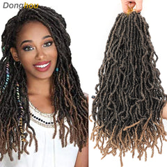 Long Messy Boho Goddess Faux Locs Crochet Hair