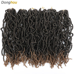 Long Messy Boho Goddess Faux Locs Crochet Hair