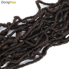 Long Messy Boho Goddess Faux Locs Crochet Hair