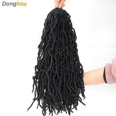 Long Messy Boho Goddess Faux Locs Crochet Hair