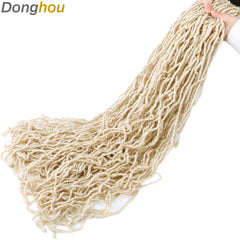 Long Messy Boho Goddess Faux Locs Crochet Hair