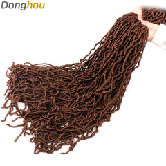 Long Messy Boho Goddess Faux Locs Crochet Hair