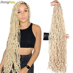 Long Messy Boho Goddess Faux Locs Crochet Hair