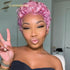 Pink 4x4 Closure Wig