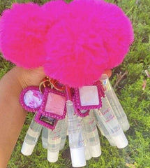 Lip Gloss Self Protection Security Alarm Keychain Ring