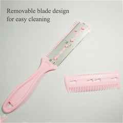 Razor Comb Hair Cutter Comb Cutting Scissors, Double Edge Razor, Hair Thinning Comb Slim Haircuts Cutting Tool