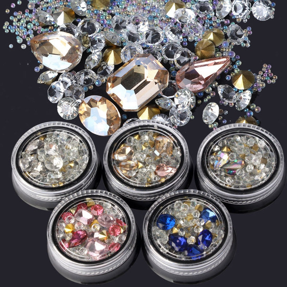 3D Rhinestone Nail Kit