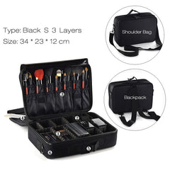 Fashion Cosmetic Bag Travel Makeup Organizer Professional