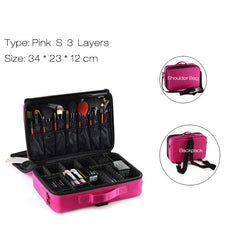 Fashion Cosmetic Bag Travel Makeup Organizer Professional