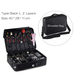 Fashion Cosmetic Bag Travel Makeup Organizer Professional