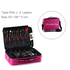 Fashion Cosmetic Bag Travel Makeup Organizer Professional