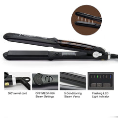 Steam Hair Straightener Styler