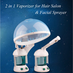 2 in 1 Hair and Facial Steamer with Bonnet