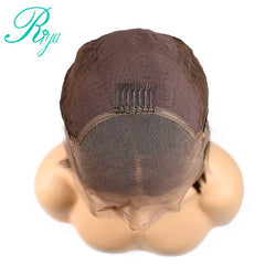 #1B/99J Ombre Body Wave Peruvian Remy Lace Frontal Human Hair Wig