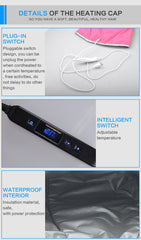 Adjustable Temp Electric Heating Evaporation Hair Cap