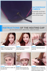 Adjustable Temp Electric Heating Evaporation Hair Cap