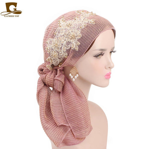Vintage Pre-Tied Headwrap