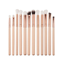 Eyeshadow Brushes Set Pro Beige 12pc
