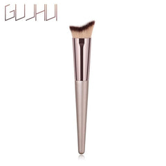 1PCS Wooden Foundation Makeup Brush