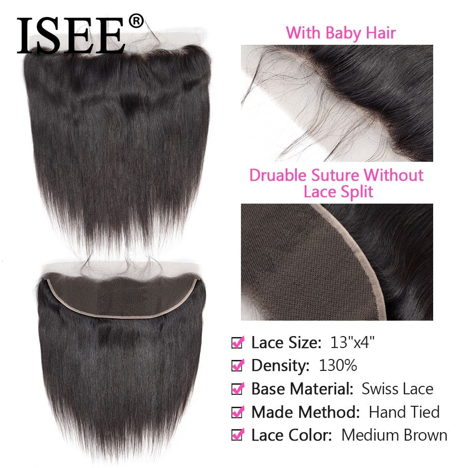 Malaysian Straight Hair Frontal Lace Closure
