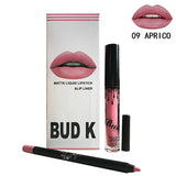 BUD K Lip Gloss +Lip Pencil 2PCS/SET