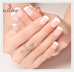 Short Natural French Manicure