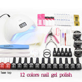 UV LED Lamp Gel Polish Manicure set