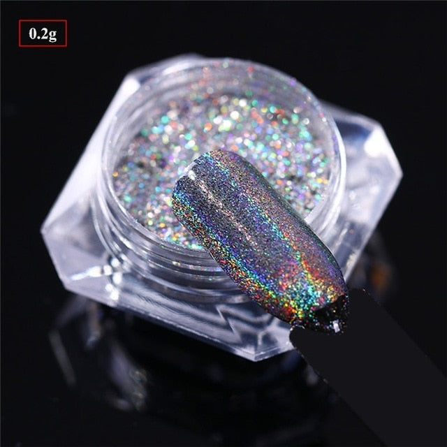 Galaxy Holographic Nail Glitter Dust