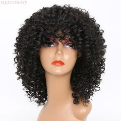 Indian Jerry Curly Virgin Human Hair Wig