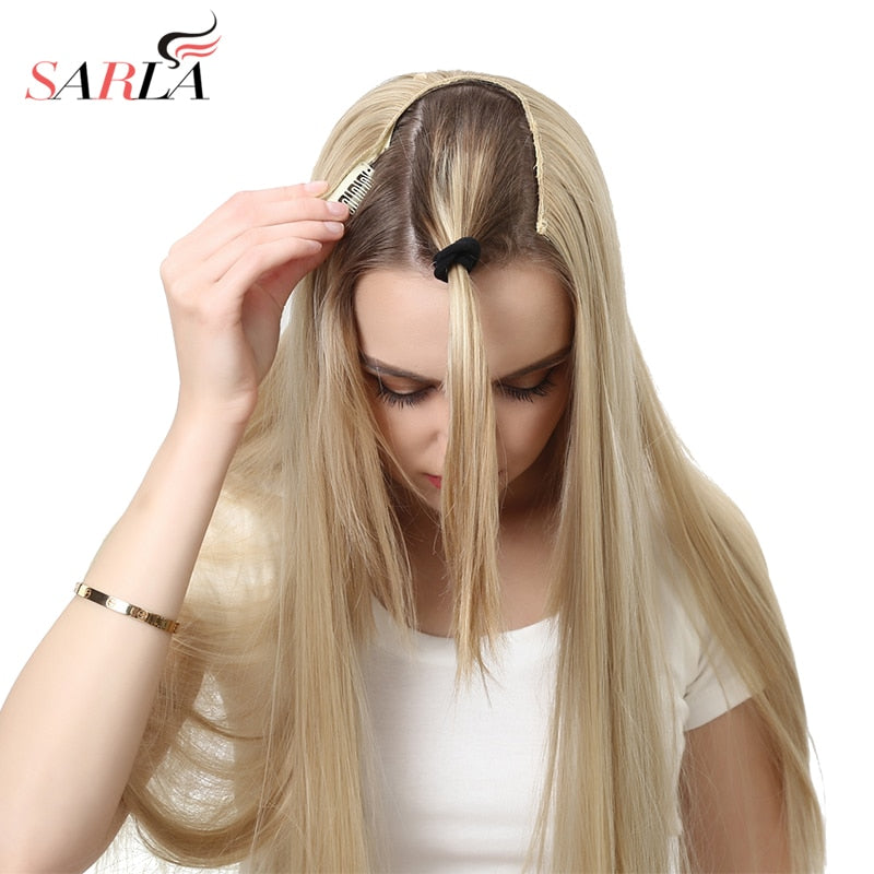 U-Part Clip Hair Extension Straight & Wavy