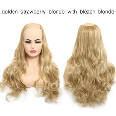 U-Part Clip Hair Extension Straight & Wavy
