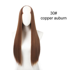 U-Part Clip Hair Extension Straight & Wavy