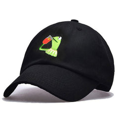 Frog Tea Embroidery Baseball Cap