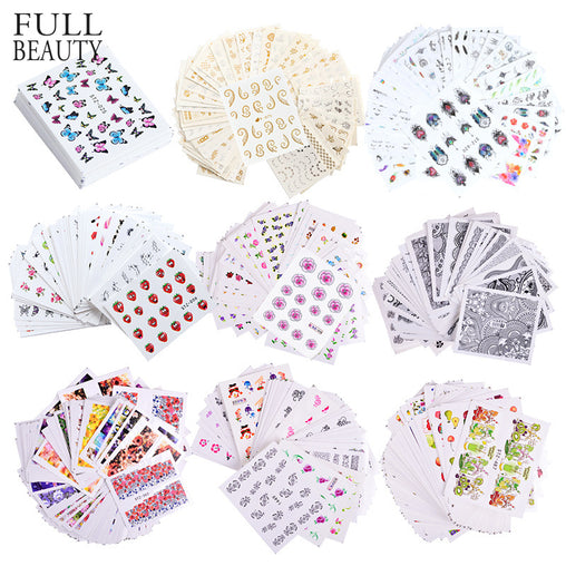Mixed Design Nail Art Sticker Set