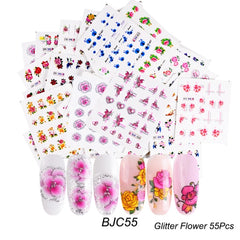 Mixed Design Nail Art Sticker Set