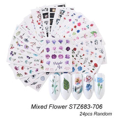 Mixed Design Nail Art Sticker Set