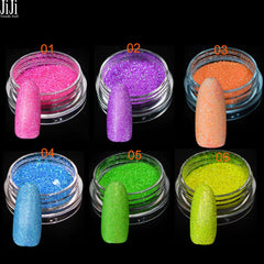 Fluorescent Nail Art Glitters Powder Dust