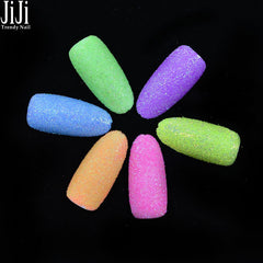 Fluorescent Nail Art Glitters Powder Dust