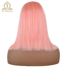 13x6 Transparent Human Hair Lace Frontal Brazilian Wig