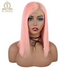 13x6 Transparent Human Hair Lace Frontal Brazilian Wig