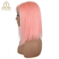 13x6 Transparent Human Hair Lace Frontal Brazilian Wig