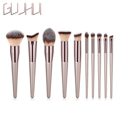 1PCS Wooden Foundation Makeup Brush