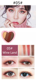 Four-color Heart-shaped Matte Eye Shadow