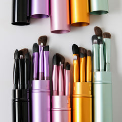 5pcs Travel Portable Mini Makeup Brushes Set
