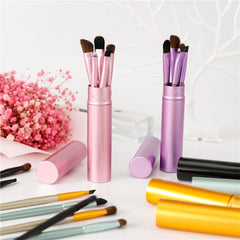 5pcs Travel Portable Mini Makeup Brushes Set