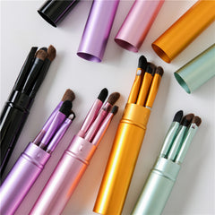 5pcs Travel Portable Mini Makeup Brushes Set