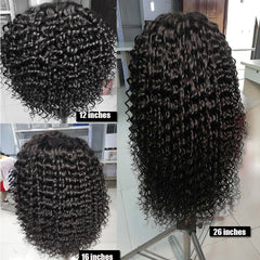Deep Wave Lace Front  Brazilian Human Hair Wig
