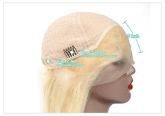 Body Wave 613 Honey Blonde Preplucked Brazilian Remy Human Hair Wig